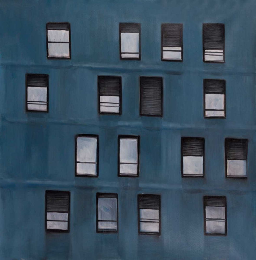 Building Architecture with Random Windows art print by Atelier B Art Studio for $57.95 CAD
