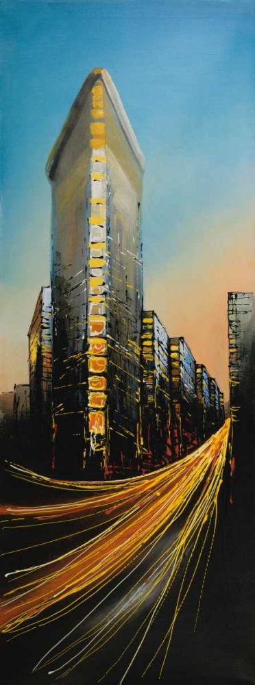 Flatiron Building in Light art print by Atelier B Art Studio for $57.95 CAD