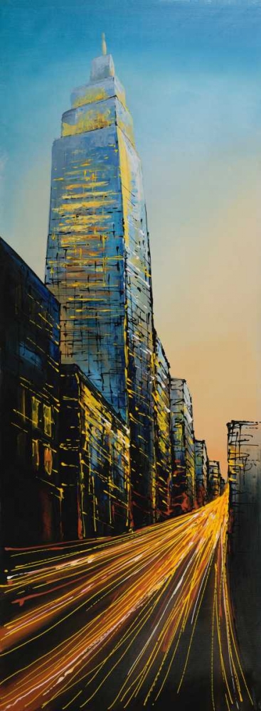 In the Street of Empire State Building art print by Atelier B Art Studio for $57.95 CAD