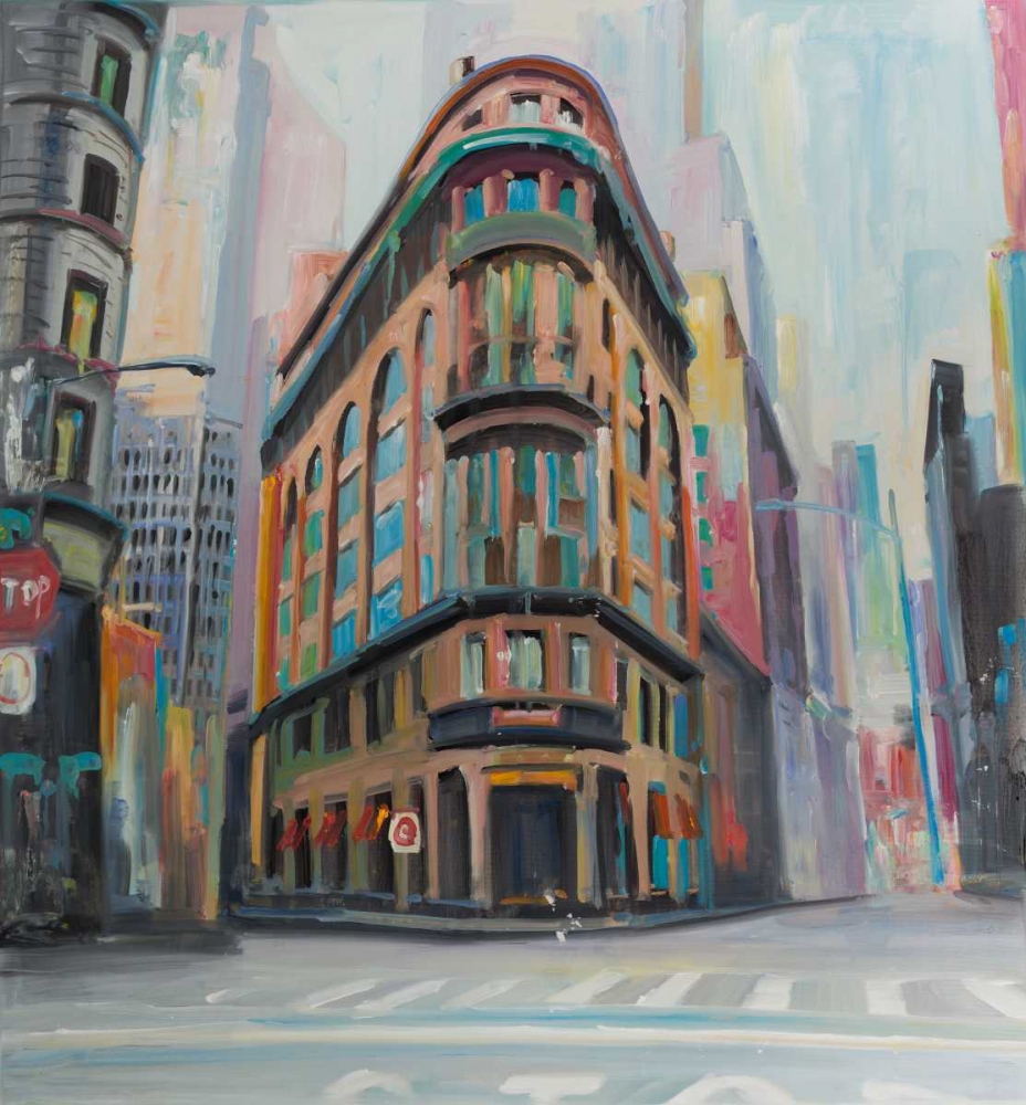 Building Architecture in New-York art print by Atelier B Art Studio for $57.95 CAD