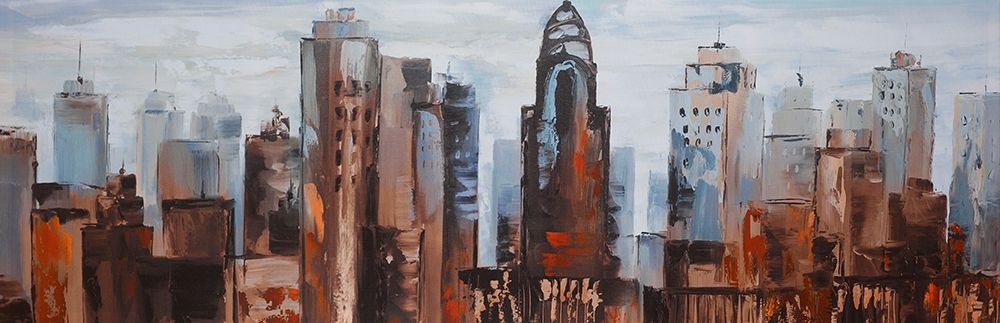 SULLEN DAY IN THE CITY art print by Atelier B Art Studio for $57.95 CAD