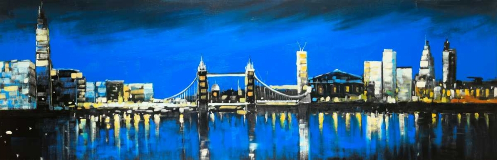 Skyline of London art print by Atelier B Art Studio for $57.95 CAD