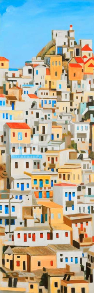 Small Houses in Greece art print by Atelier B Art Studio for $57.95 CAD