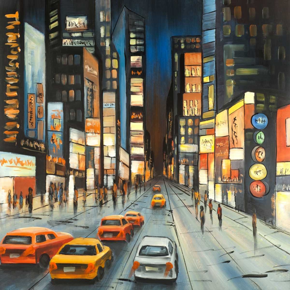 View on Time Square art print by Atelier B Art Studio for $57.95 CAD