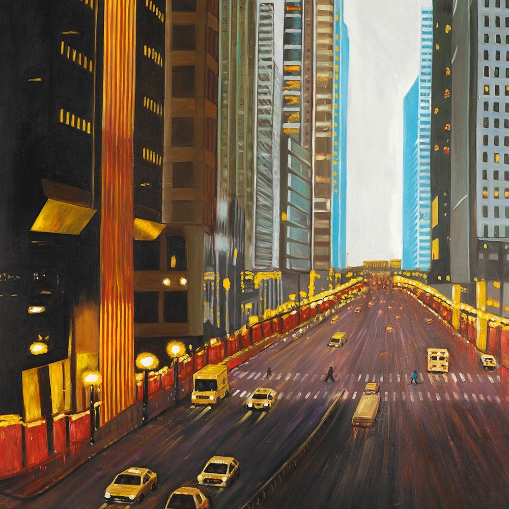 New York City 9TH Street art print by Atelier B Art Studio for $57.95 CAD