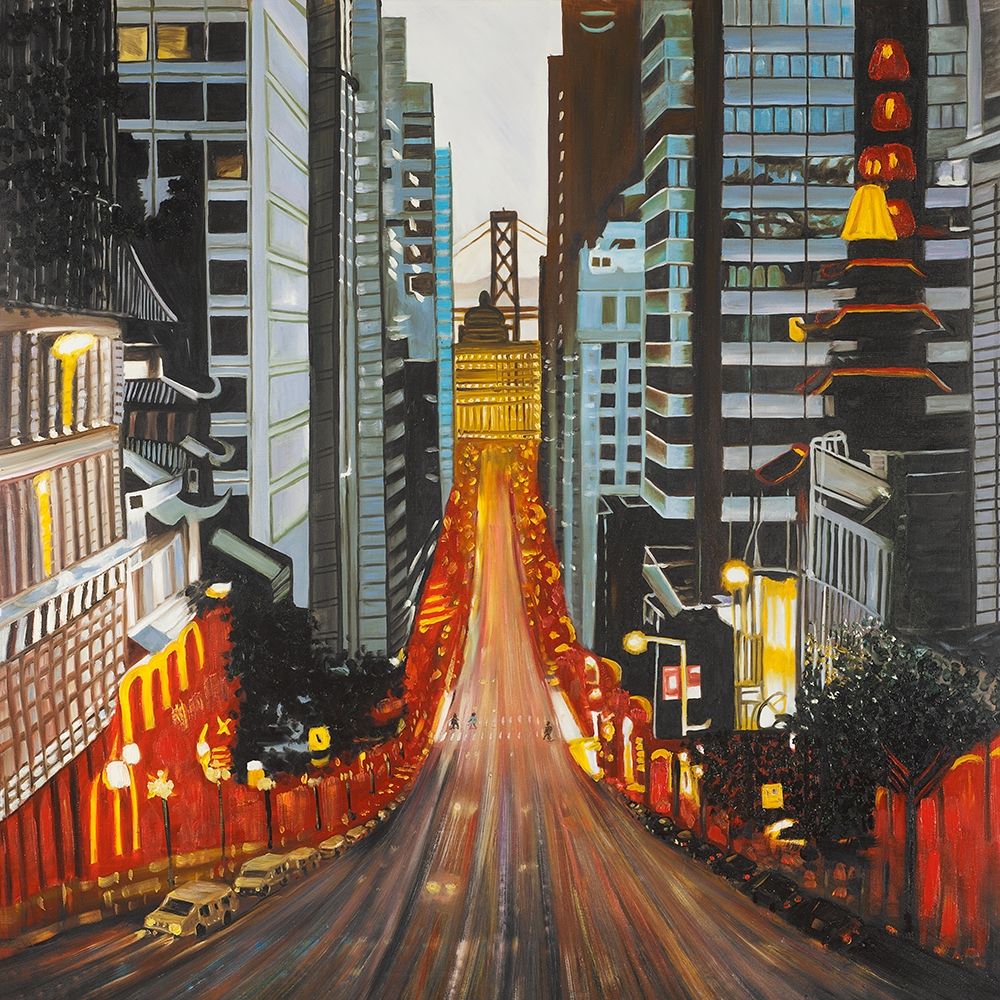 San Francisco by Night art print by Atelier B Art Studio for $57.95 CAD