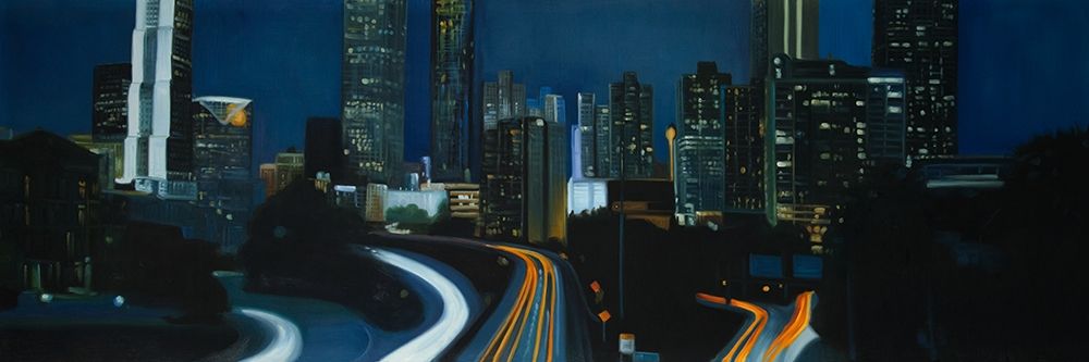 ATLANTA AT NIGHT art print by Atelier B Art Studio for $57.95 CAD