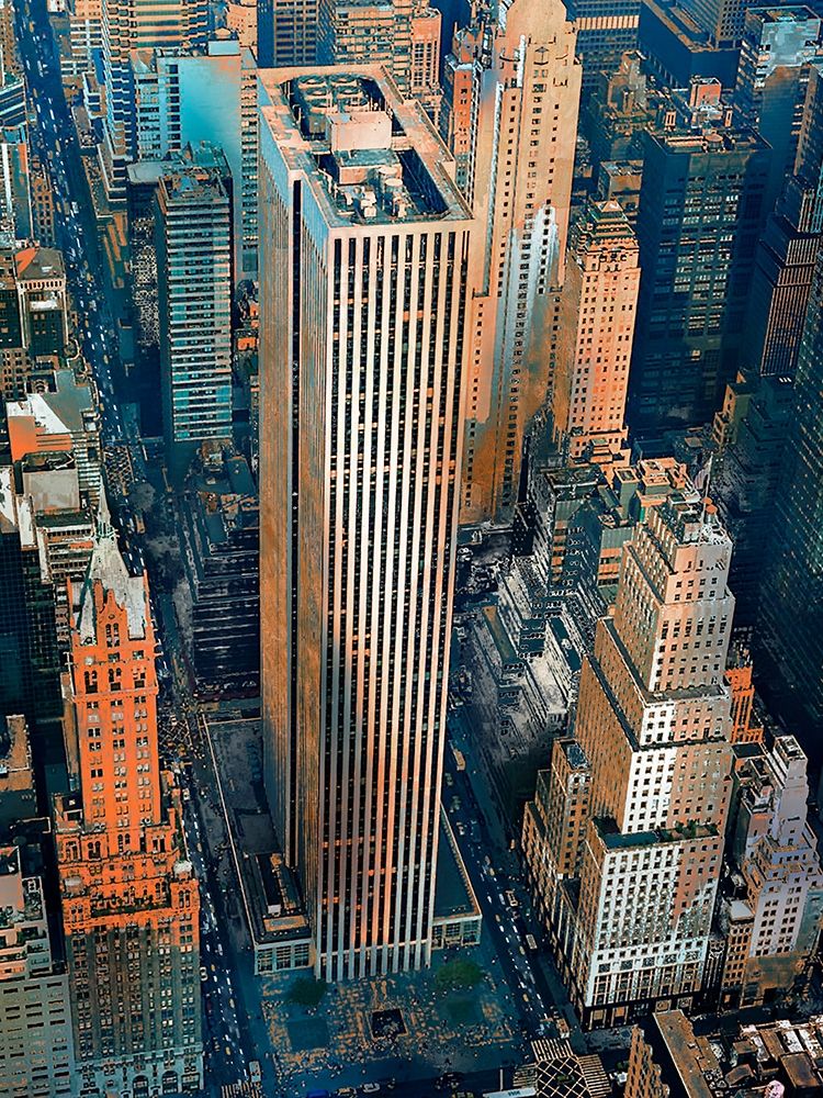 GENERAL MOTORS BUILDING art print by Atelier B Art Studio for $57.95 CAD