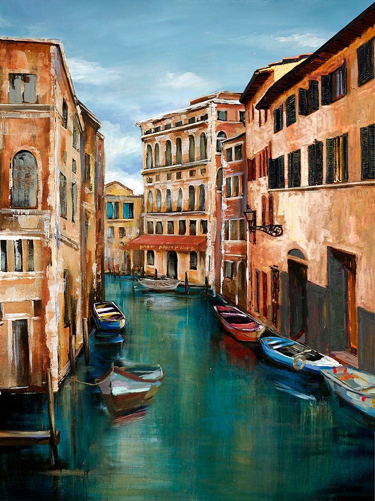MAGICAL VENICE CANAL art print by Atelier B Art Studio for $57.95 CAD