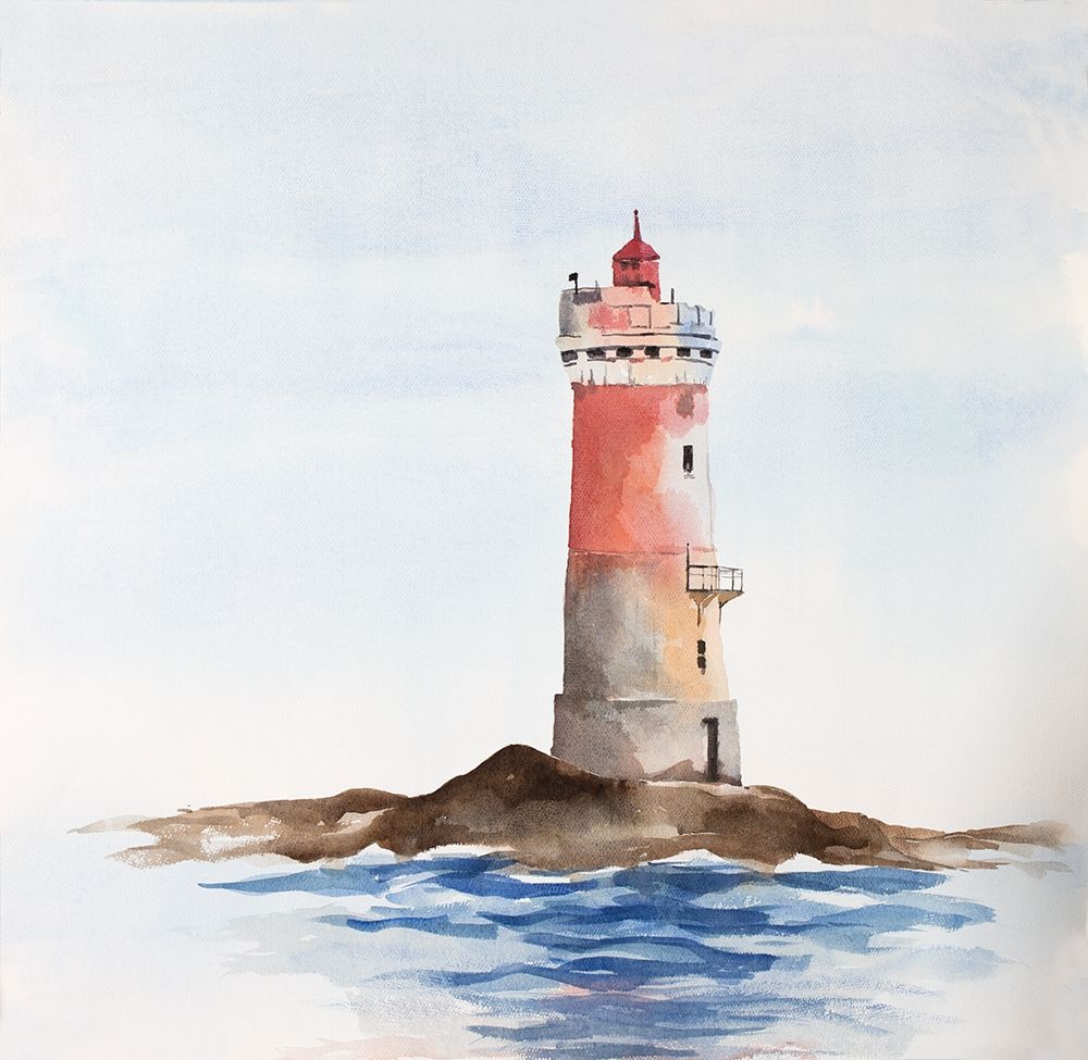 French Phare Les Pierres Noires art print by Atelier B Art Studio for $57.95 CAD