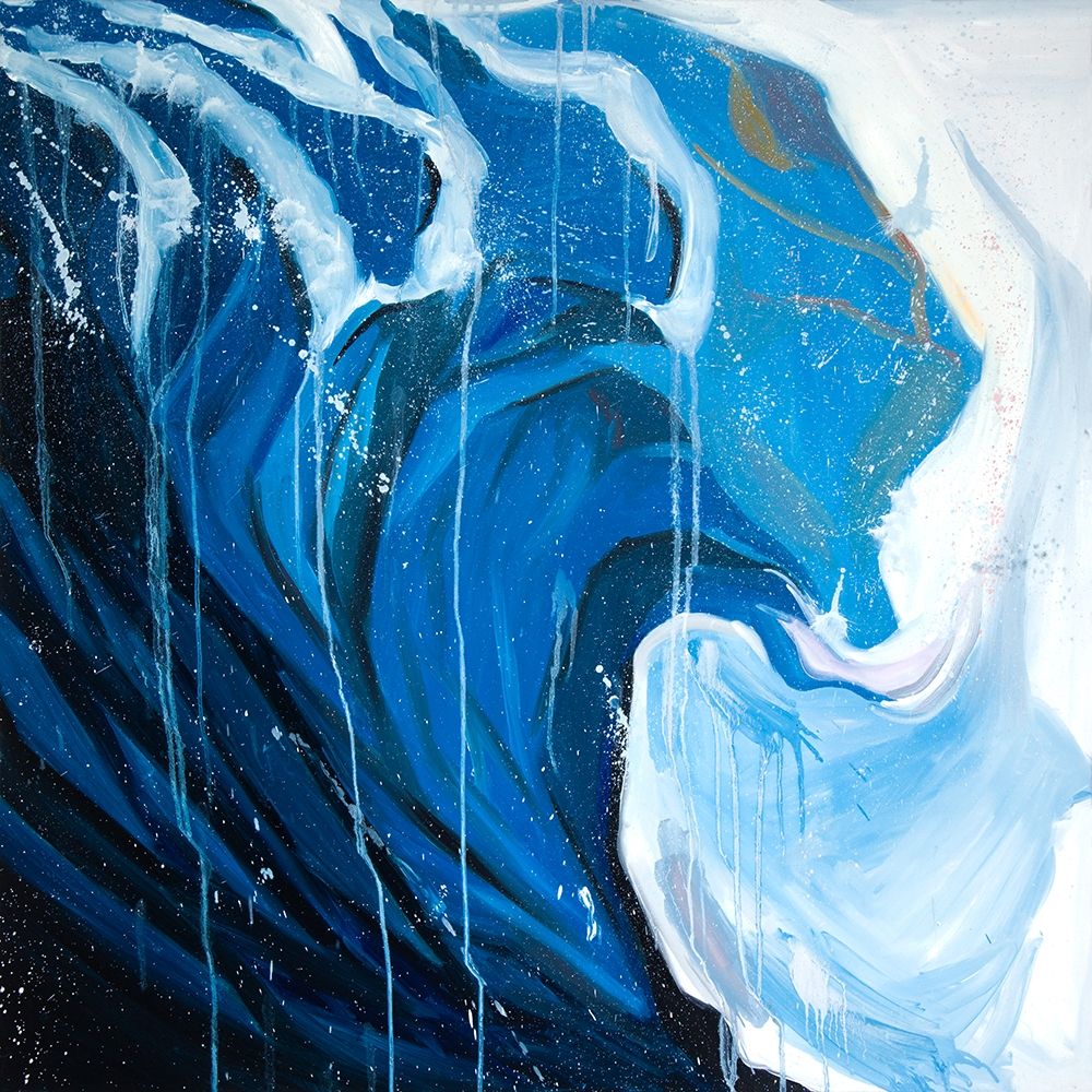 ABSTRACT WAVE IN MOTION art print by Atelier B Art Studio for $57.95 CAD