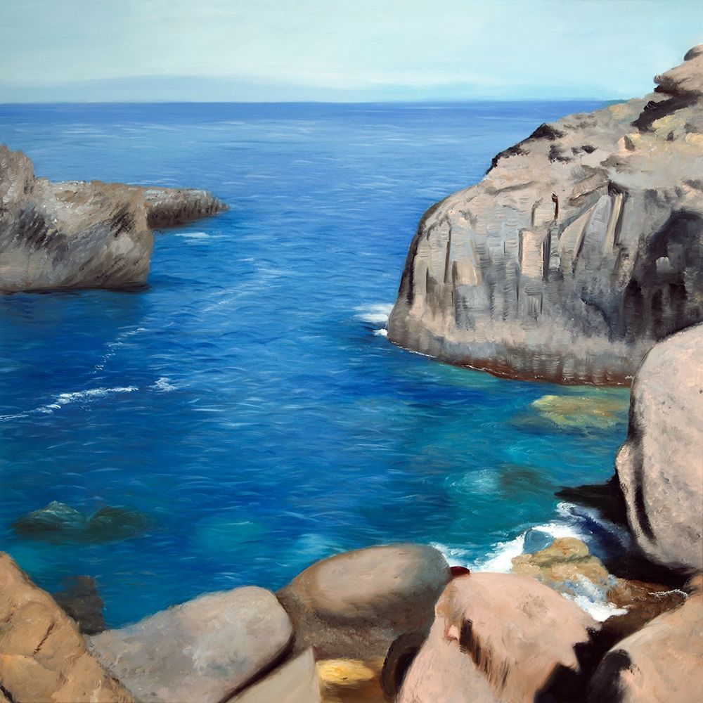 CALIFORNIA COAST art print by Atelier B Art Studio for $57.95 CAD