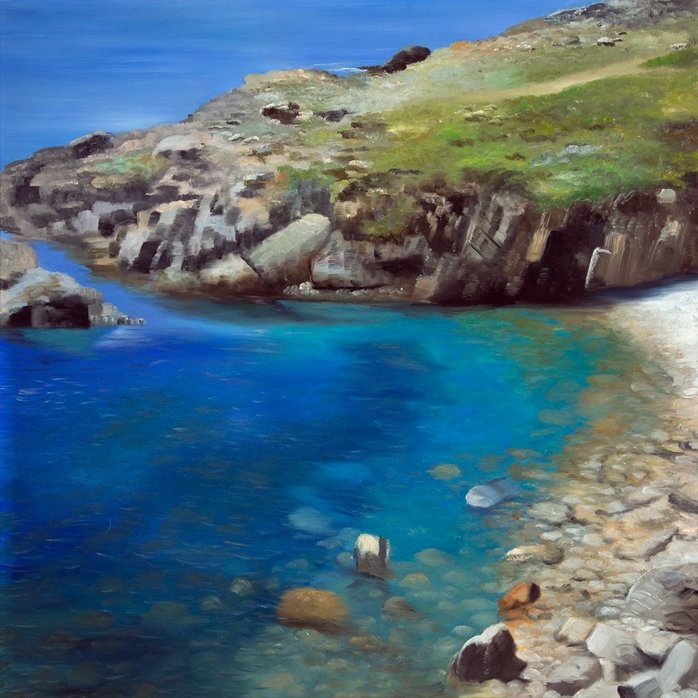 SPANISH COAST art print by Atelier B Art Studio for $57.95 CAD