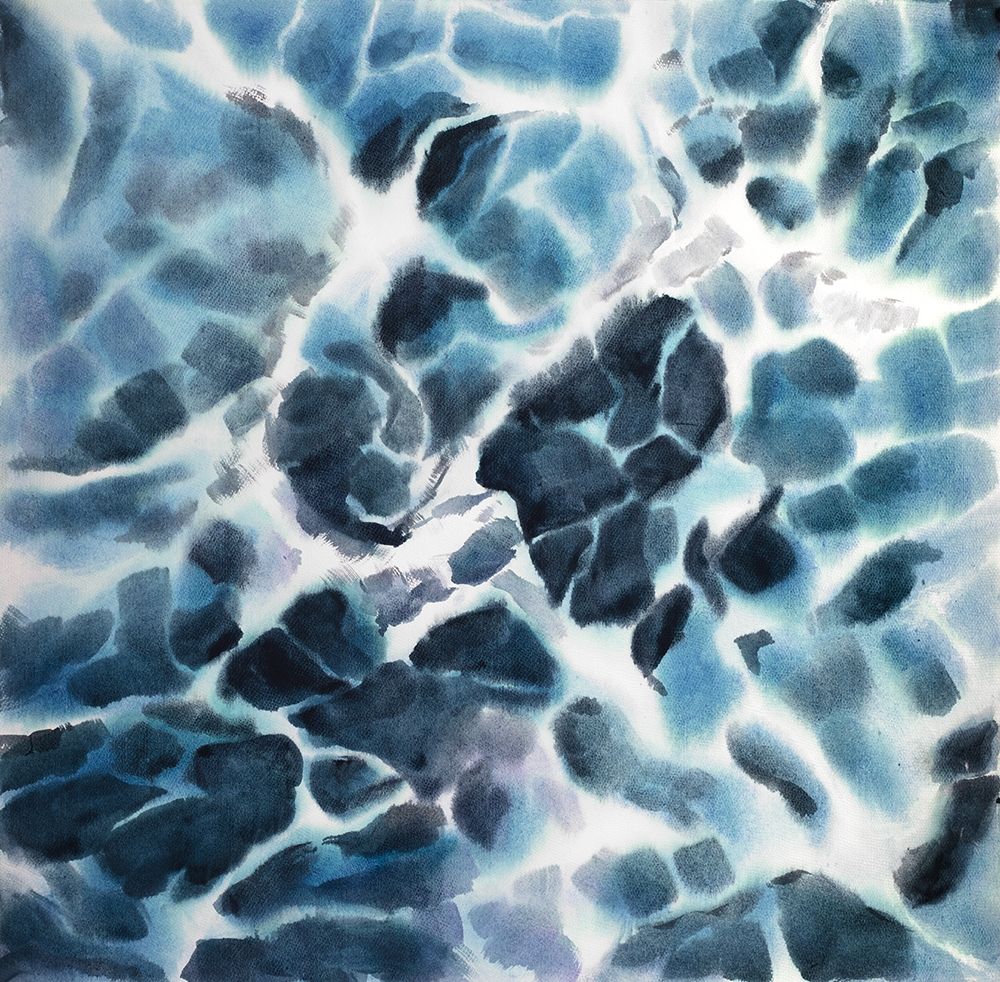 ABSTRACT STORMY SEA WAVES AT TENERIFE SEA art print by Atelier B Art Studio for $57.95 CAD