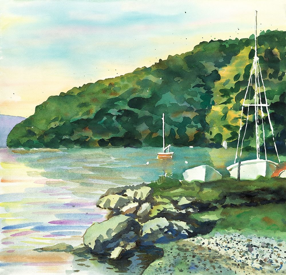 SAILBOAT DAY art print by Atelier B Art Studio for $57.95 CAD