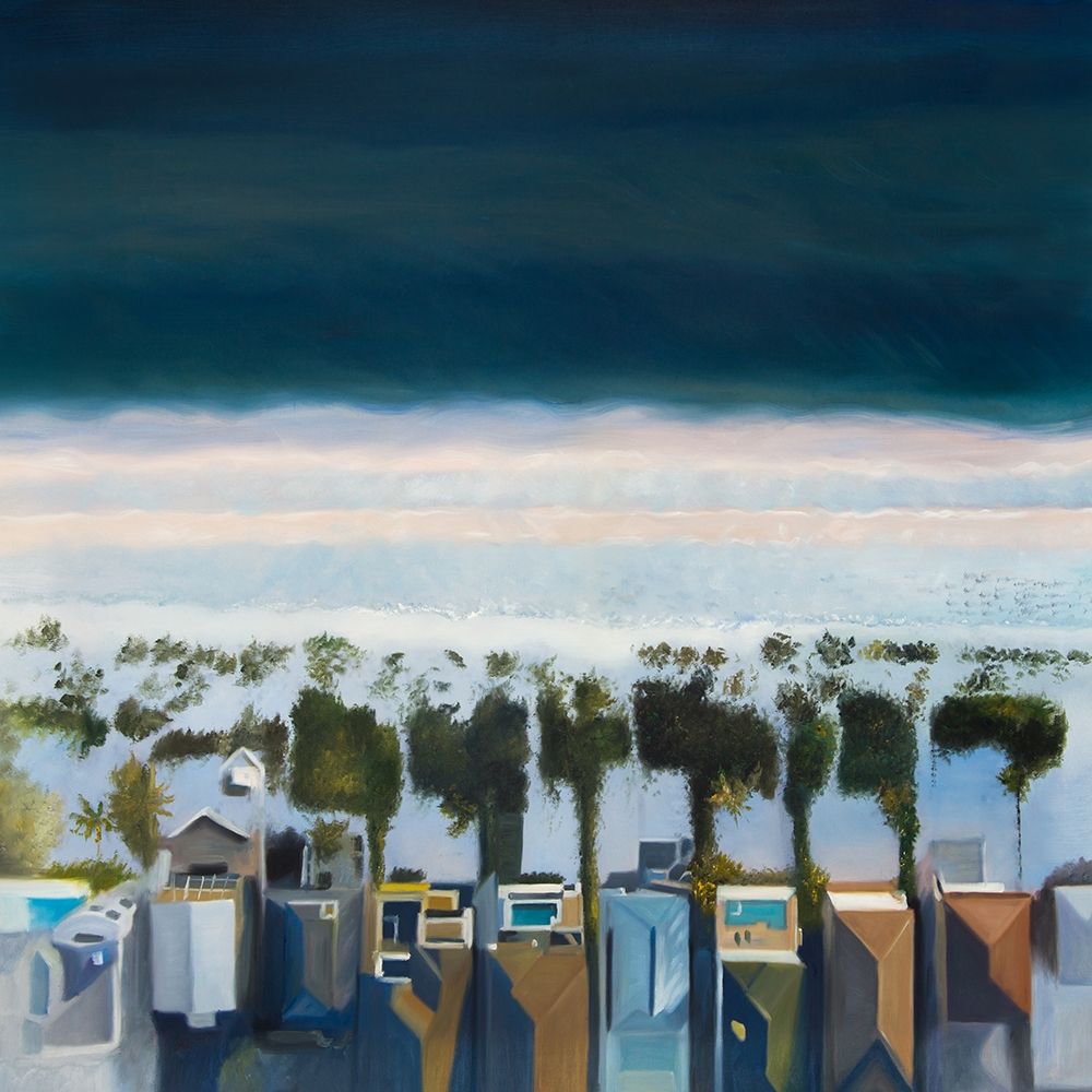 BIRDS EYE VIEW OF BEACH art print by Atelier B Art Studio for $57.95 CAD