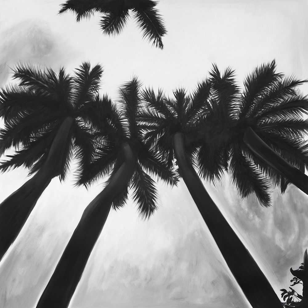 MONOCHROME PALM TREES art print by Atelier B Art Studio for $57.95 CAD