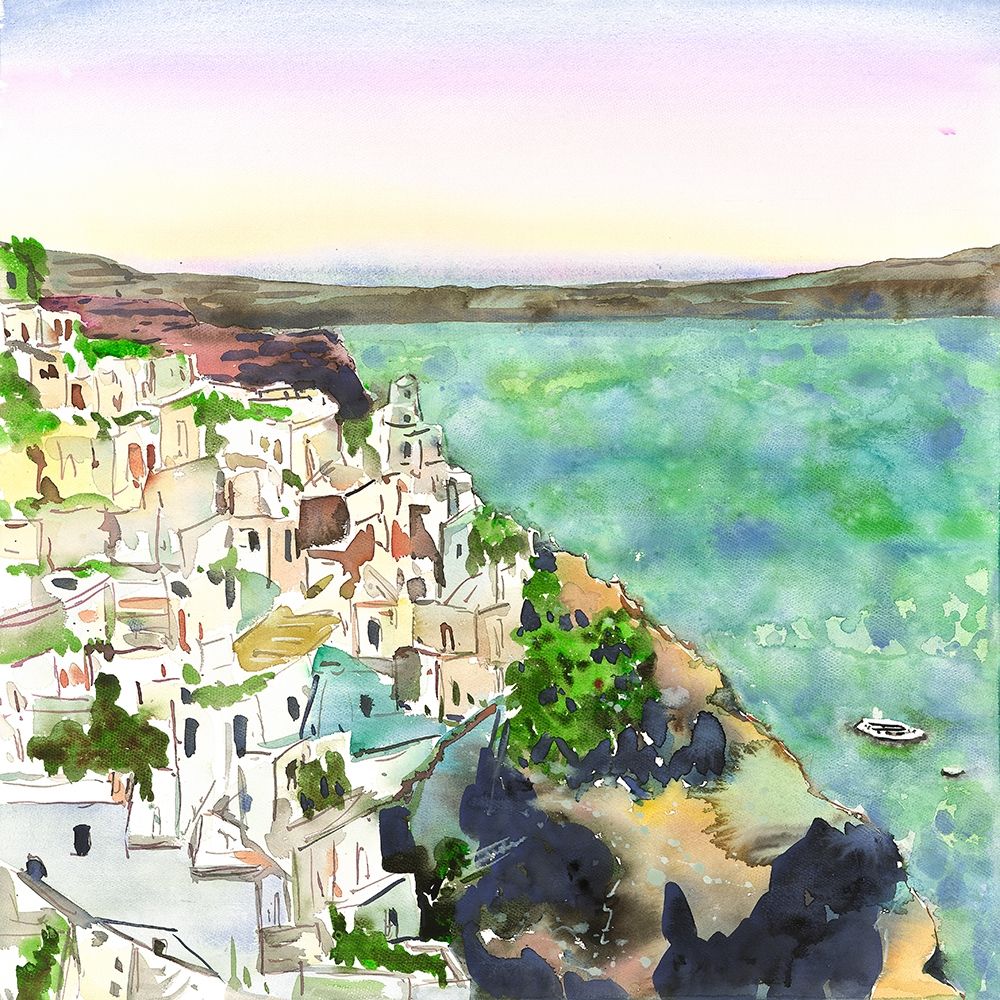 LANDSCAPE OF CRETE art print by Atelier B Art Studio for $57.95 CAD