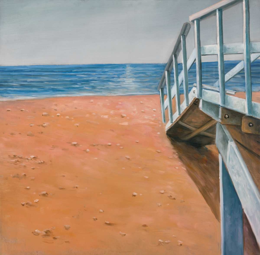 Seaside Landscape art print by Atelier B Art Studio for $57.95 CAD