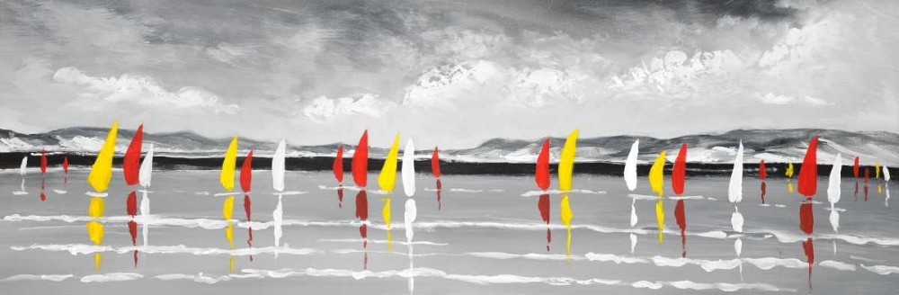 Sailing on the Lake art print by Atelier B Art Studio for $57.95 CAD