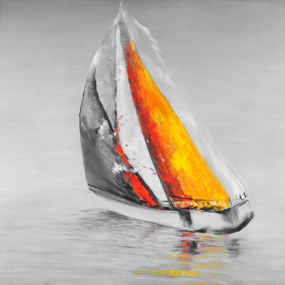 Wind Boat Two Colors art print by Atelier B Art Studio for $57.95 CAD