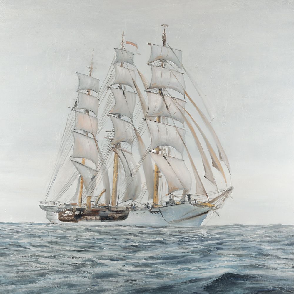 Sailingboat by a Cloudy Day art print by Atelier B Art Studio for $57.95 CAD