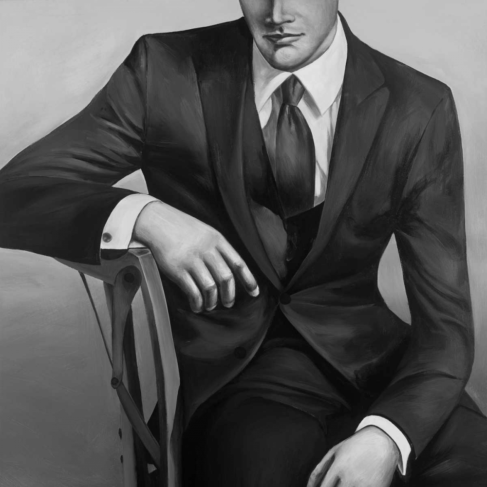 Businessman art print by Atelier B Art Studio for $57.95 CAD