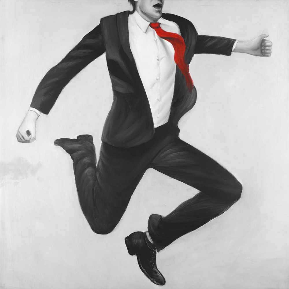 Happy Classic Man art print by Atelier B Art Studio for $57.95 CAD