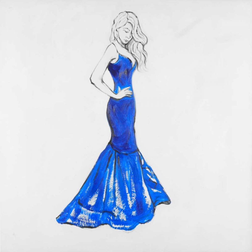 Lady in Dress art print by Atelier B Art Studio for $57.95 CAD