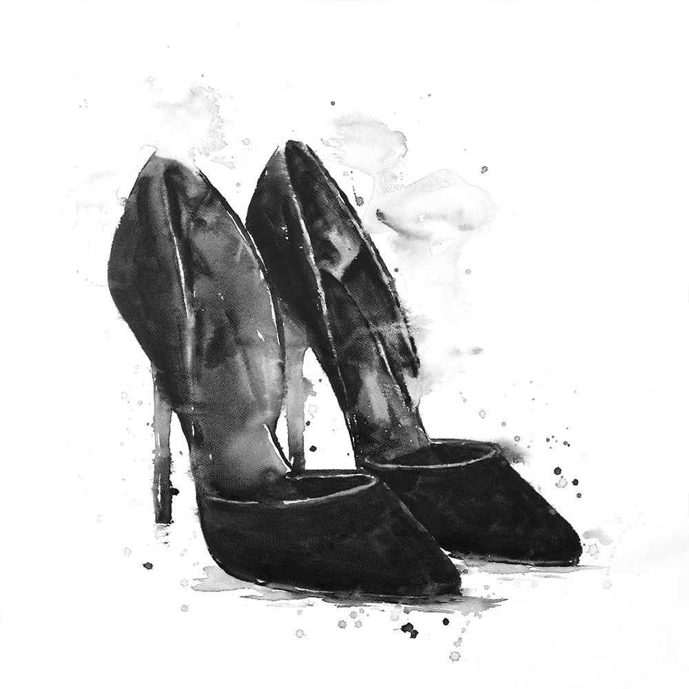 BLACK PUMPS art print by Atelier B Art Studio for $57.95 CAD