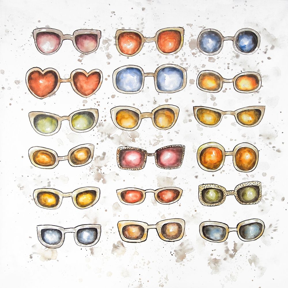 WOMENS SUNGLASSES art print by Atelier B Art Studio for $57.95 CAD
