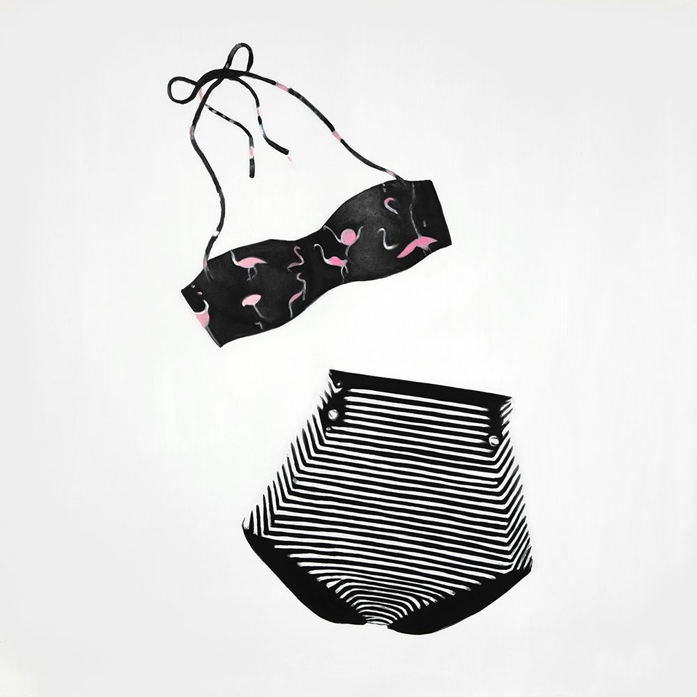 VINTAGE WOMENS SWIMSUIT art print by Atelier B Art Studio for $57.95 CAD