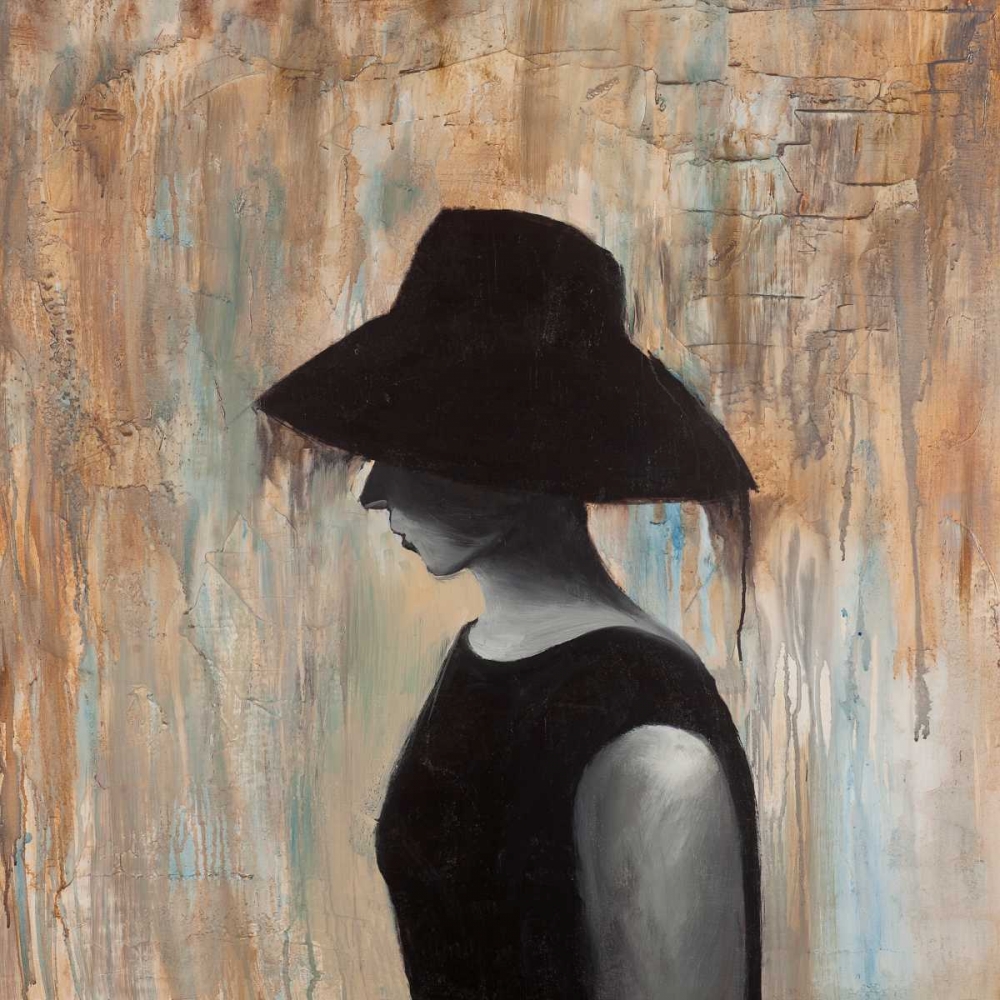 Audrey Hepburn with a Big Hat art print by Atelier B Art Studio for $57.95 CAD