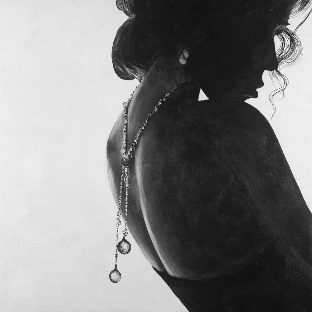 Classic Woman with Jewelry art print by Atelier B Art Studio for $57.95 CAD