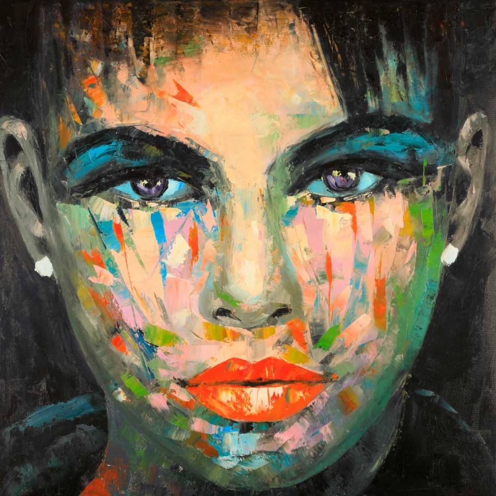 Abstract Portrait art print by Atelier B Art Studio for $57.95 CAD