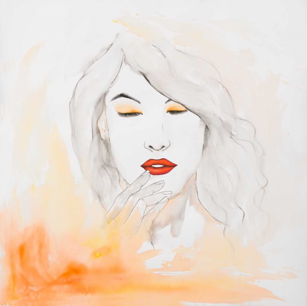 Portrait in Watercolor art print by Atelier B Art Studio for $57.95 CAD