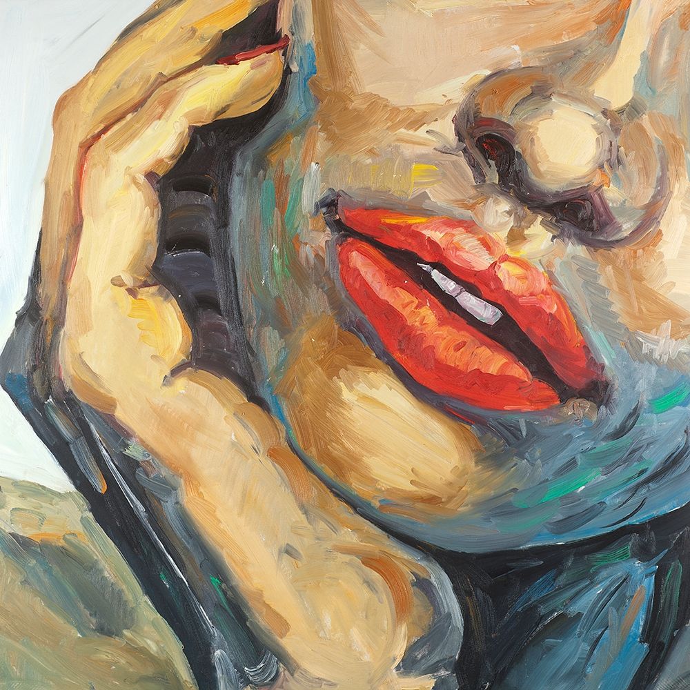 Irresistible Lips Closeup art print by Atelier B Art Studio for $57.95 CAD