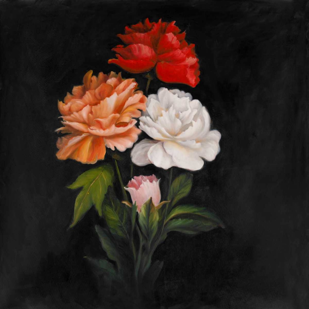 Three Beautiful Rose Flowers art print by Atelier B Art Studio for $57.95 CAD