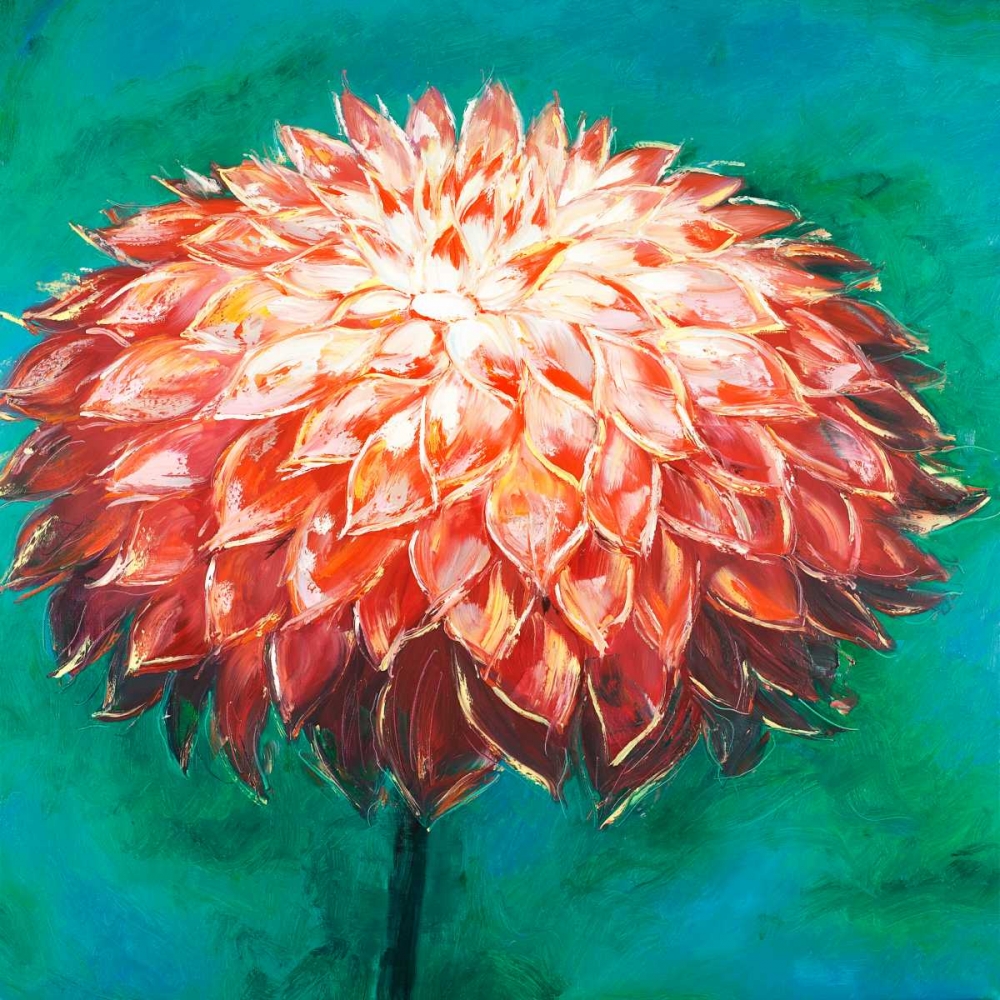 Abstract Dahlia Flower art print by Atelier B Art Studio for $57.95 CAD