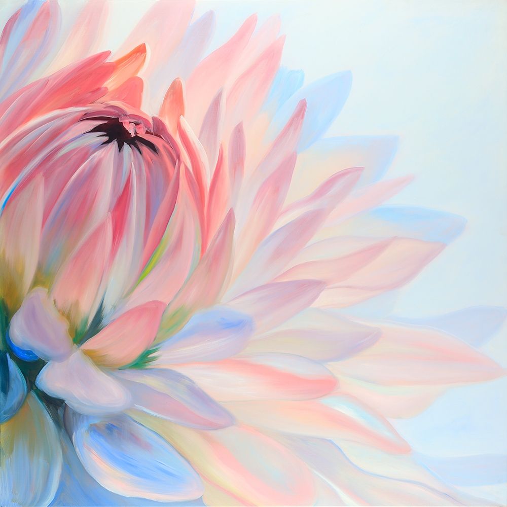 LOTUS PASTEL FLOWER art print by Atelier B Art Studio for $57.95 CAD