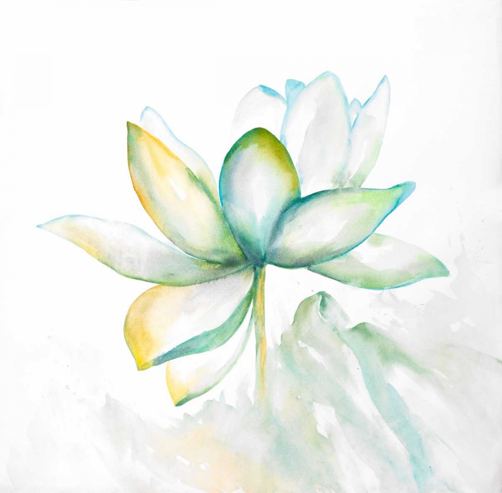Abstract Lotus Flower art print by Atelier B Art Studio for $57.95 CAD