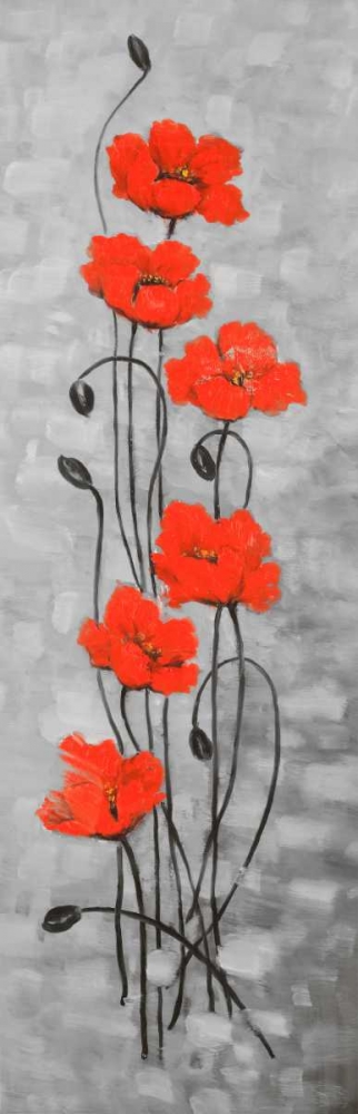 Small Red Flowers art print by Atelier B Art Studio for $57.95 CAD