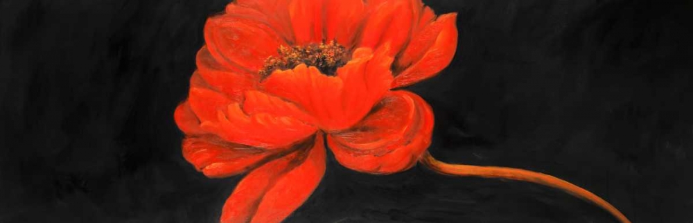 Red Petal Flower art print by Atelier B Art Studio for $57.95 CAD