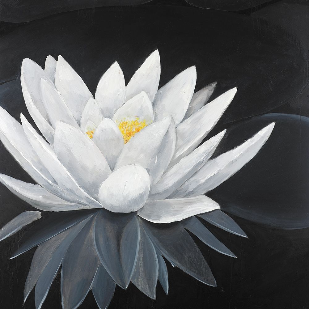 Lotus Flower with Reflection art print by Atelier B Art Studio for $57.95 CAD