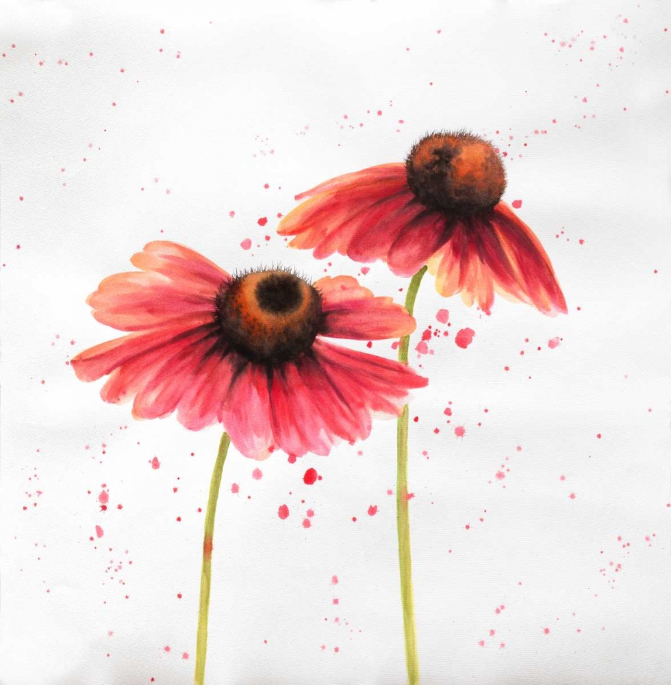Red Daisies art print by Atelier B Art Studio for $57.95 CAD