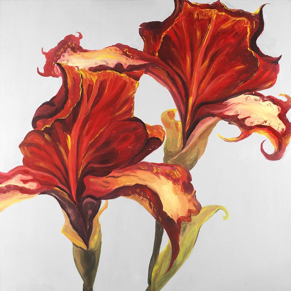 Lilies with Fall Colors art print by Atelier B Art Studio for $57.95 CAD