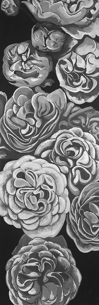 Grayscale Dahlias art print by Atelier B Art Studio for $57.95 CAD