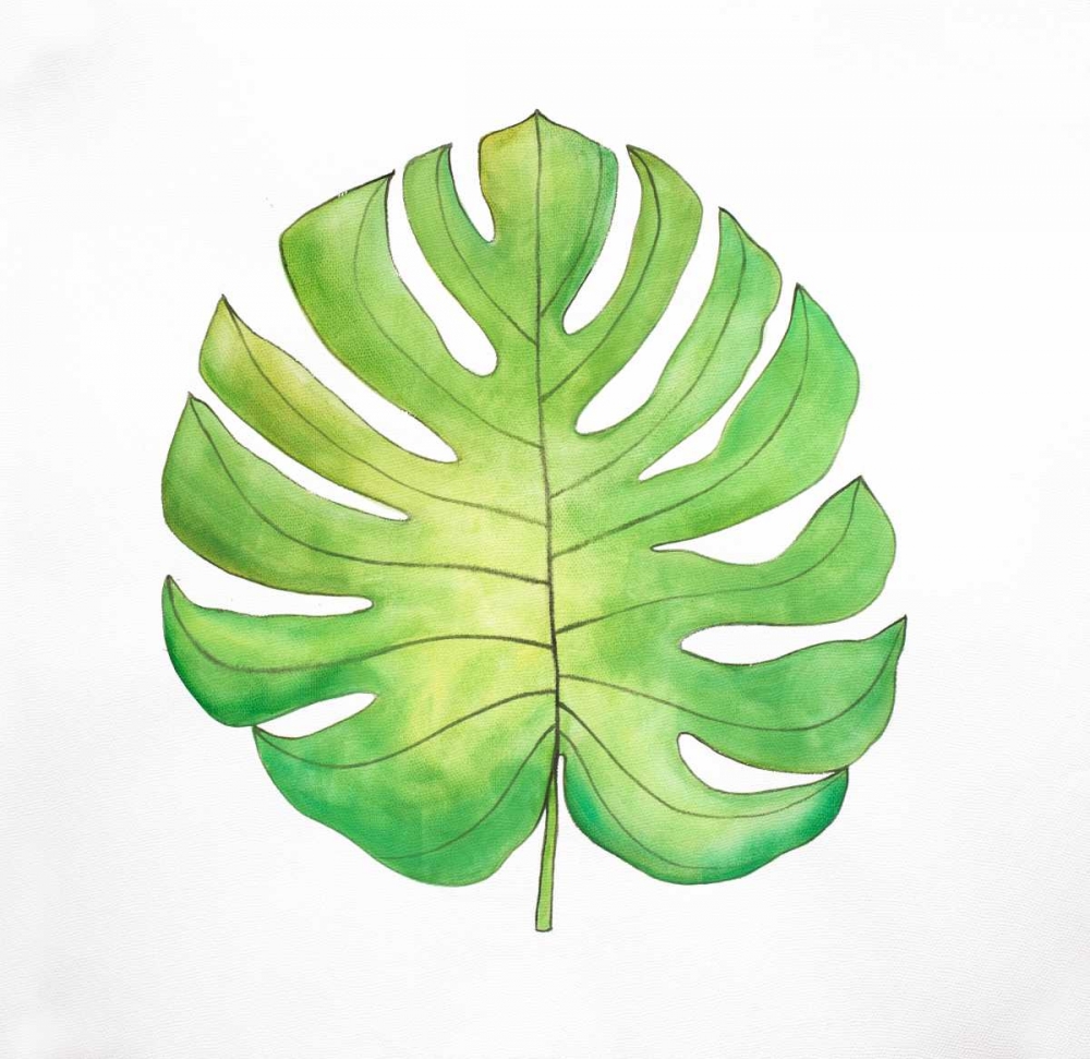 Tropical Leaf Greenery art print by Atelier B Art Studio for $57.95 CAD