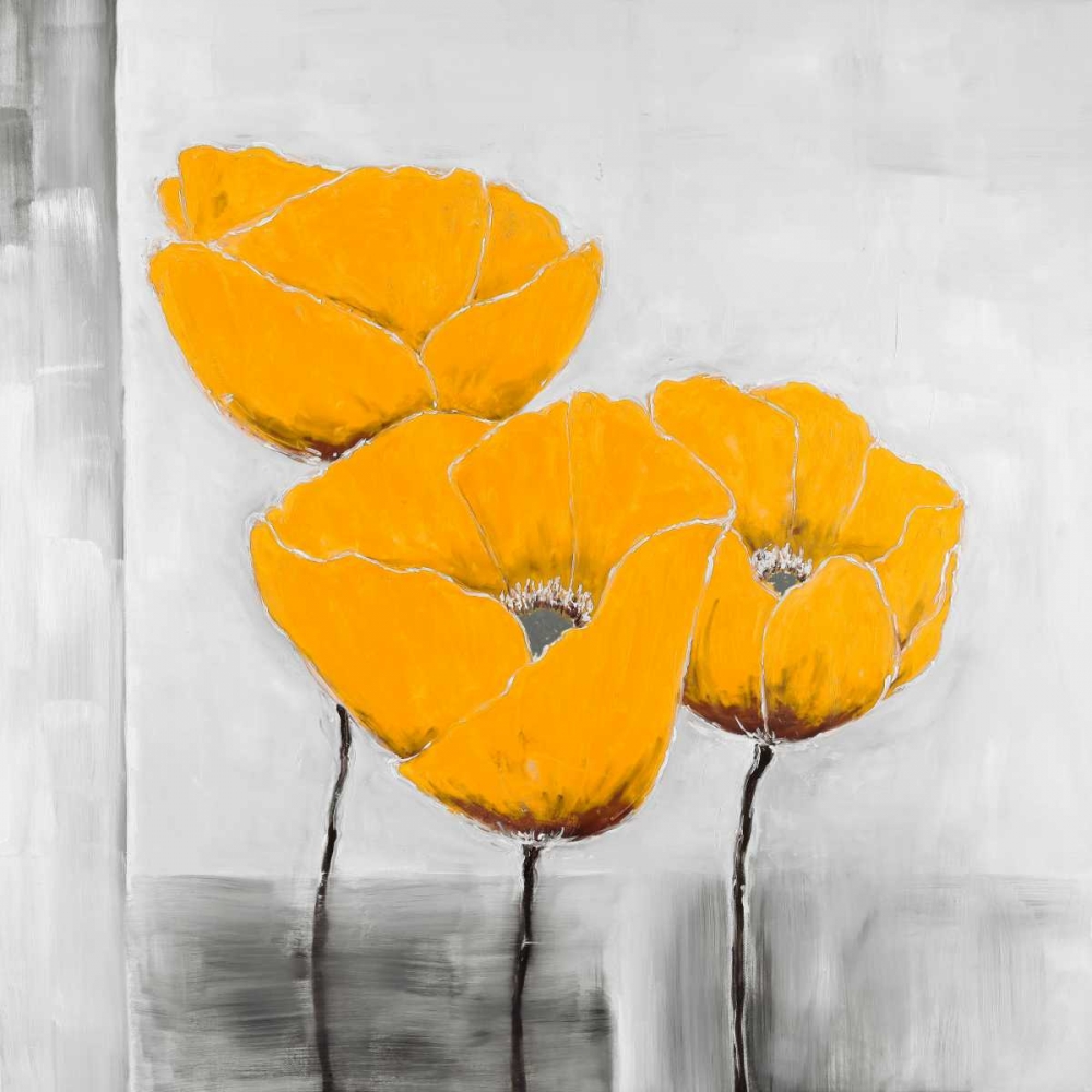 Yellow Flowers art print by Atelier B Art Studio for $57.95 CAD