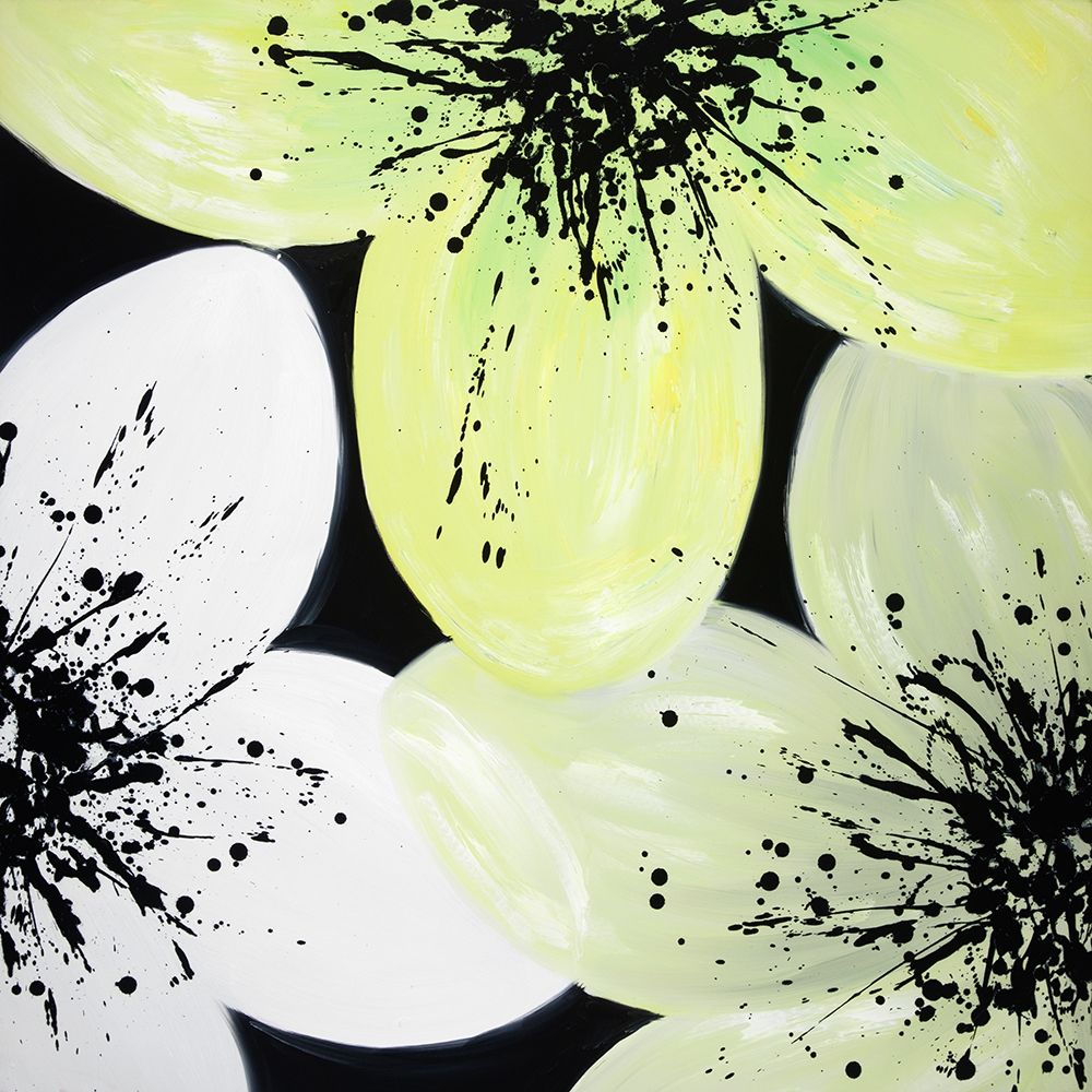 YELLOW FLOWER WITH BURST CENTER art print by Atelier B Art Studio for $57.95 CAD
